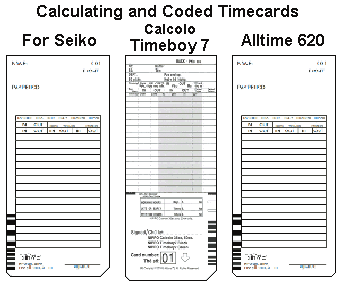 Alltime Timecards Australia Wide.  Coded for most Models